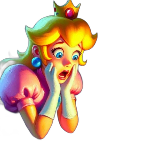 crown, pixel art, concept art, 3d render transparent PNG cut-out