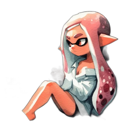dress, jacket, creature, weapon transparent PNG cut-out