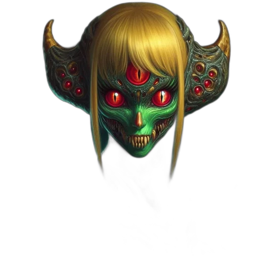 mask, face, dragon, staff transparent PNG cut-out
