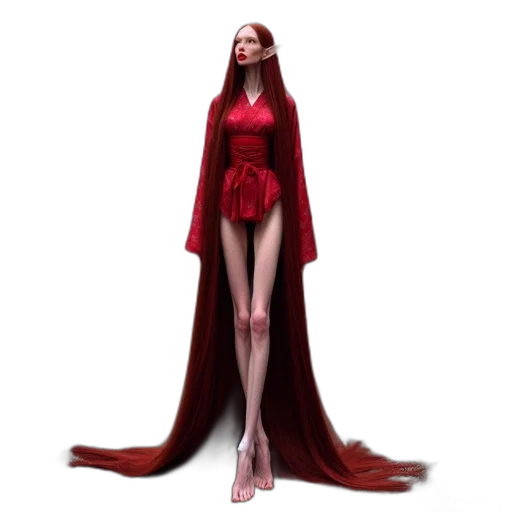 dress, concept art, fantasy art, 3d render transparent PNG cut-out
