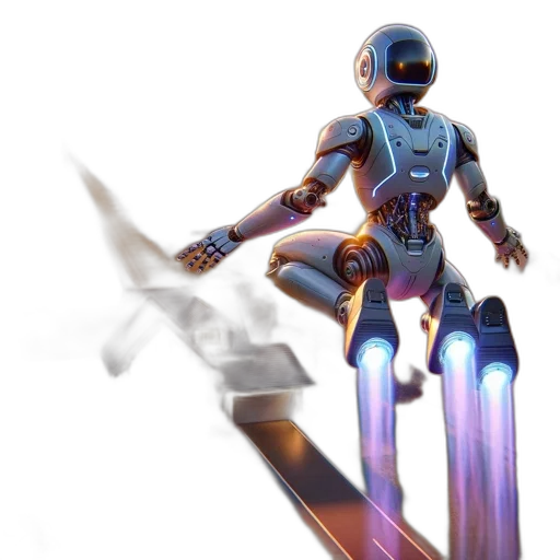 robot, sword, weapon, staff transparent PNG cut-out