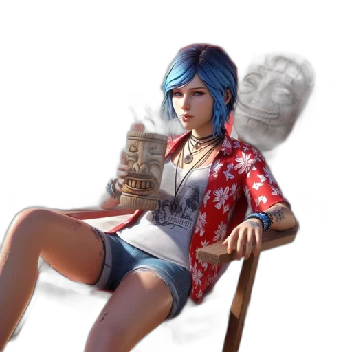 face, dress, staff, furniture transparent PNG cut-out
