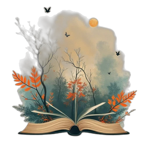 fantasy art, concept art, watercolor, forest transparent PNG cut-out