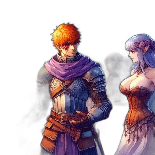 sword, fantasy art, concept art, watercolor transparent PNG cut-out