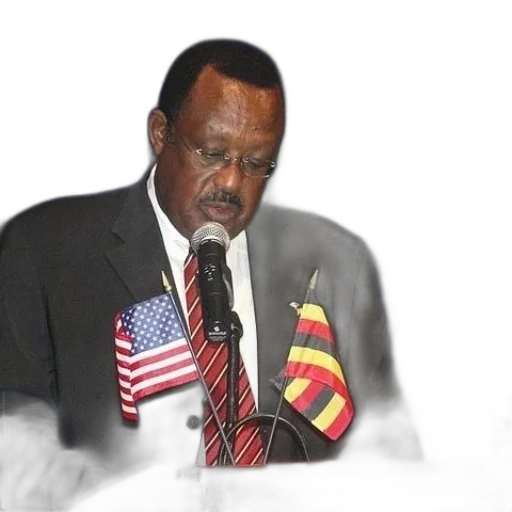man, suit, stands, podium transparent PNG cut-out