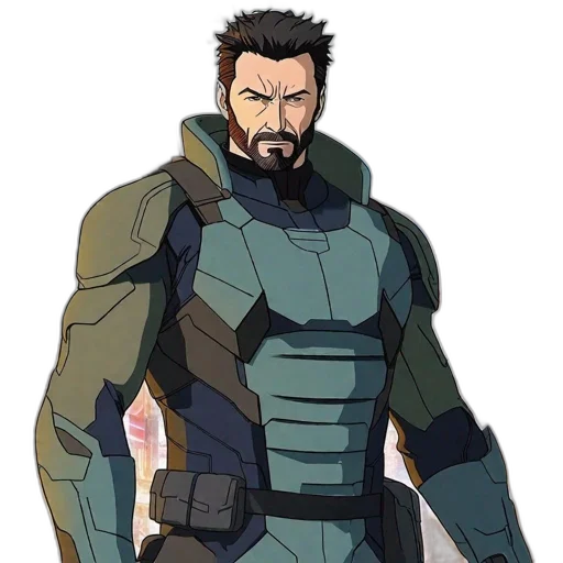 jacket, anime, cartoon, concept art transparent PNG cut-out