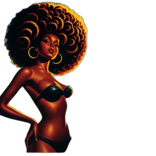 hair, crown, concept art, photorealistic transparent PNG cut-out