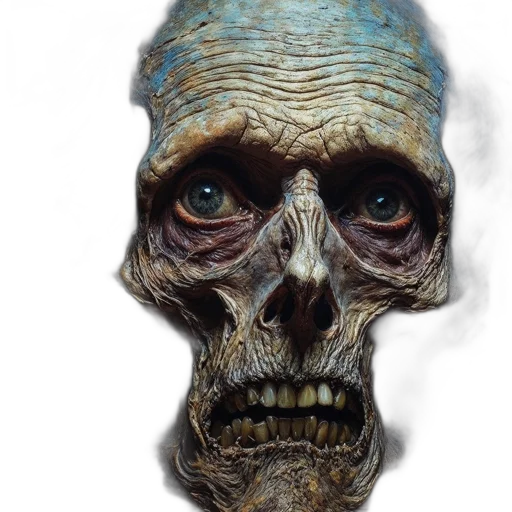 face, mask, creature, concept art transparent PNG cut-out