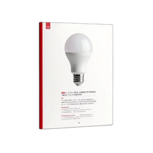 white, brochure, red, border transparent PNG cut-out