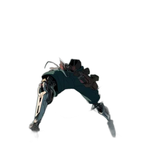 robot, weapon, creature, staff transparent PNG cut-out