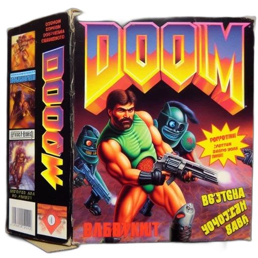 doom, video, game, box transparent PNG cut-out