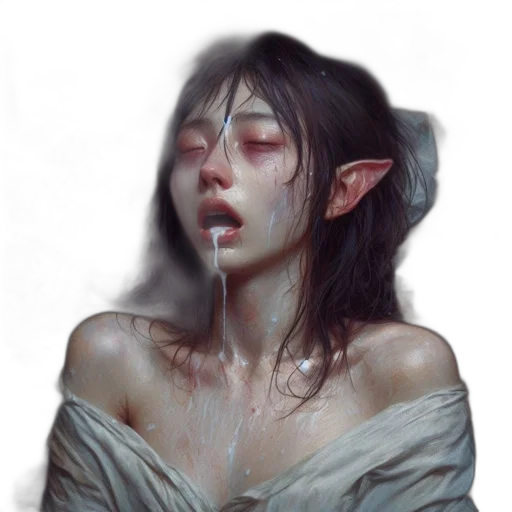 face, creature, mask, staff transparent PNG cut-out
