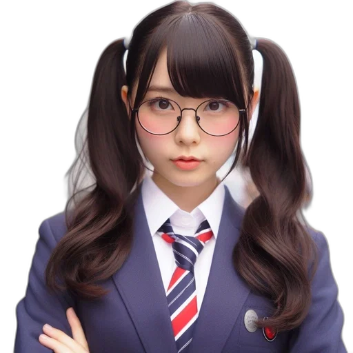 staff, face, hair, anime transparent PNG cut-out