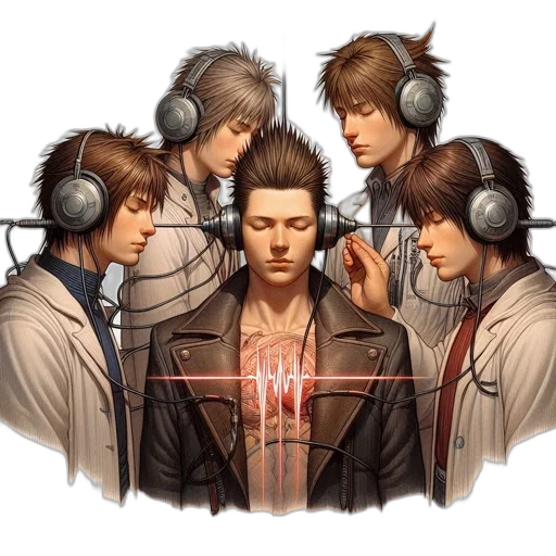jacket, robot, cyberpunk, concept art transparent PNG cut-out