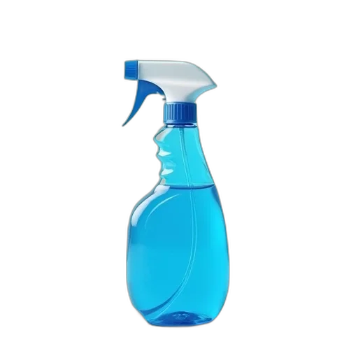 bottle, weapon, hair, 3d render transparent PNG cut-out