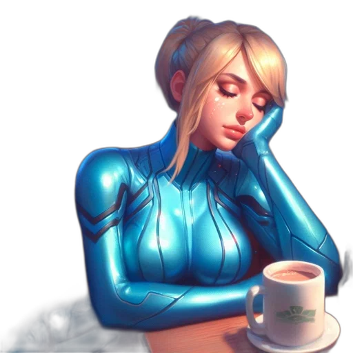 robot, dress, comic book art, concept art transparent PNG cut-out