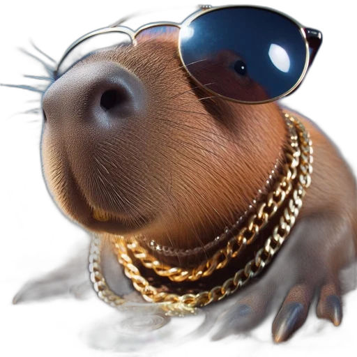 animal, jewelry, photorealistic, 3d render transparent PNG cut-out