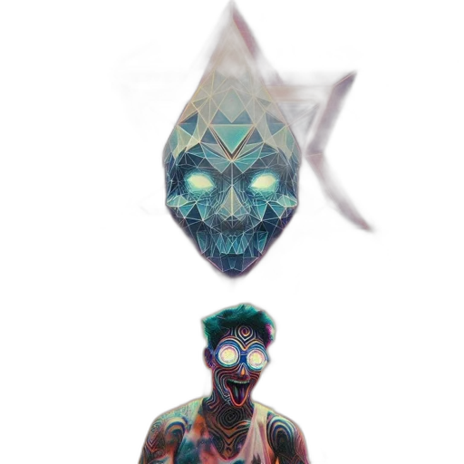 mask, creature, face, jewelry transparent PNG cut-out