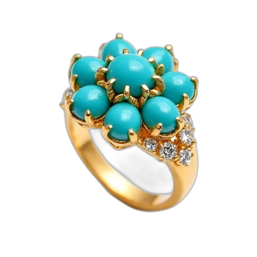 jewelry, crown, 3d render, green transparent PNG cut-out