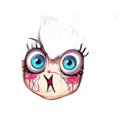 mask, face, creature, cartoon transparent PNG cut-out