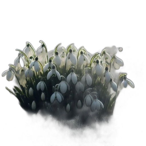 flower, crown, staff, hair transparent PNG cut-out