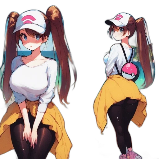 dress, hat, concept art, anime transparent PNG cut-out