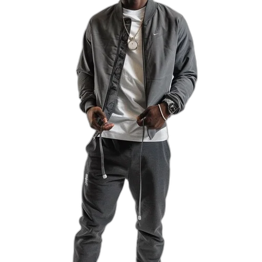jacket, staff, concept art, monochrome transparent PNG cut-out