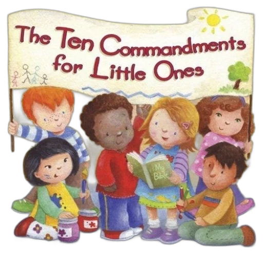 ten, commandments, little, ones transparent PNG cut-out