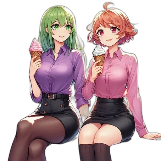 staff, dress, anime, pixel art transparent PNG cut-out