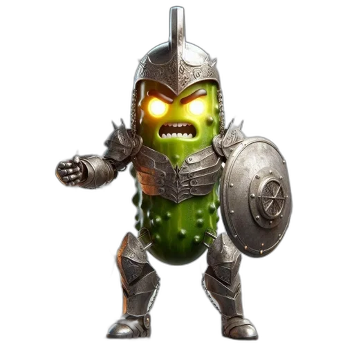 creature, robot, staff, weapon transparent PNG cut-out