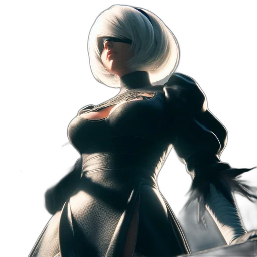 dress, robot, staff, jacket transparent PNG cut-out