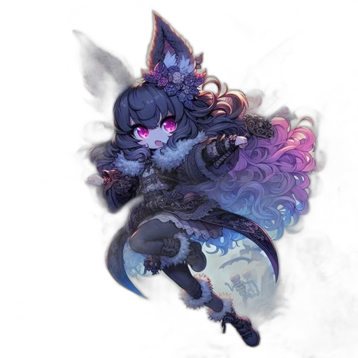 staff, dragon, creature, mask transparent PNG cut-out