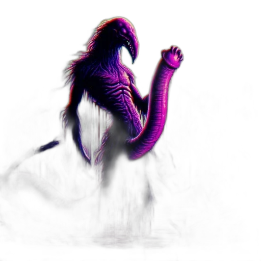 creature, dragon, animal, staff transparent PNG cut-out