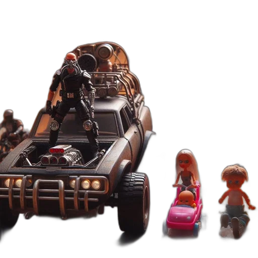 car, concept art, 3d render, toy transparent PNG cut-out