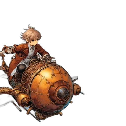 weapon, concept art, fantasy art, 3d render transparent PNG cut-out