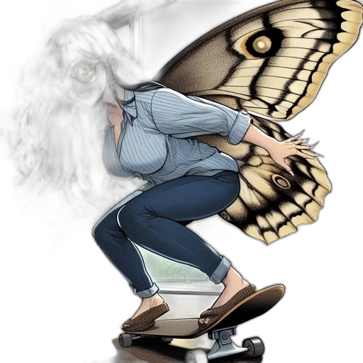 creature, jacket, shoes, concept art transparent PNG cut-out