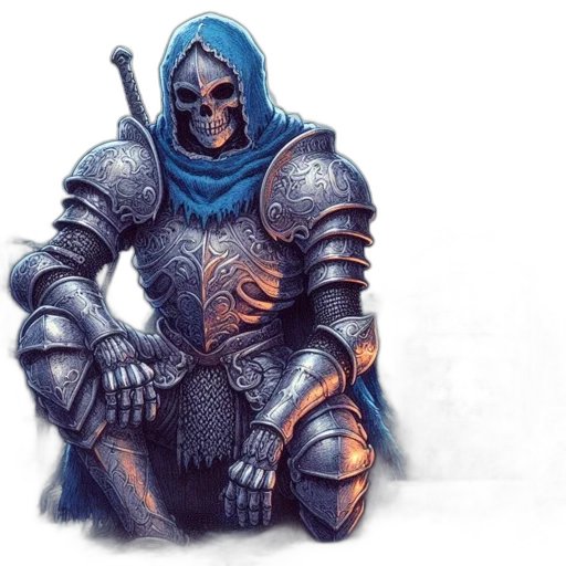 sword, mask, weapon, robot transparent PNG cut-out