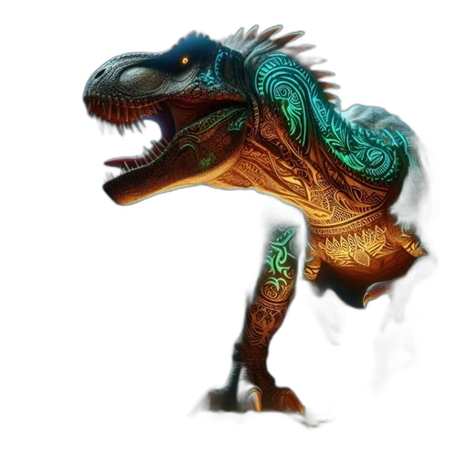dragon, creature, animal, staff transparent PNG cut-out