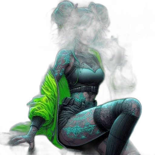 dragon, dress, mask, fantasy art transparent PNG cut-out