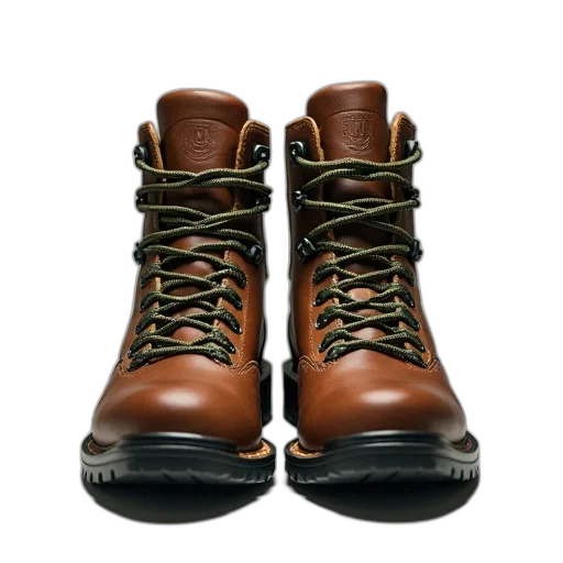 shoes, 3d render, photorealistic, earth tones transparent PNG cut-out