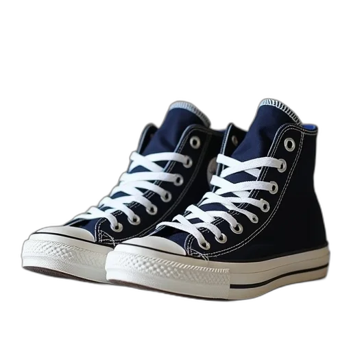 shoes, 3d render, photorealistic, blue transparent PNG cut-out