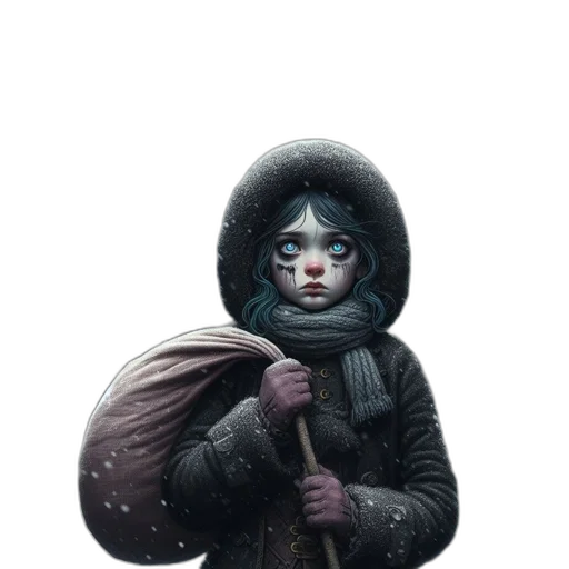 mask, staff, creature, face transparent PNG cut-out