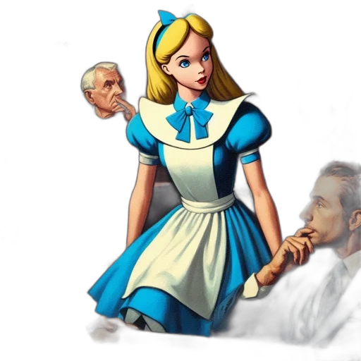 dress, face, staff, robot transparent PNG cut-out