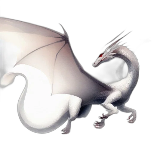dragon, creature, animal, staff transparent PNG cut-out