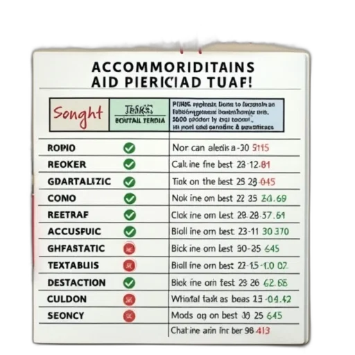 taks, acc, accommodations, supplemental transparent PNG cut-out