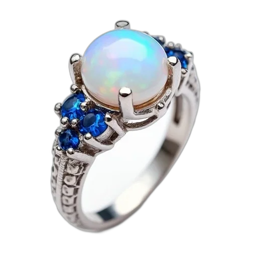 jewelry, pastel, blue, close-up transparent PNG cut-out