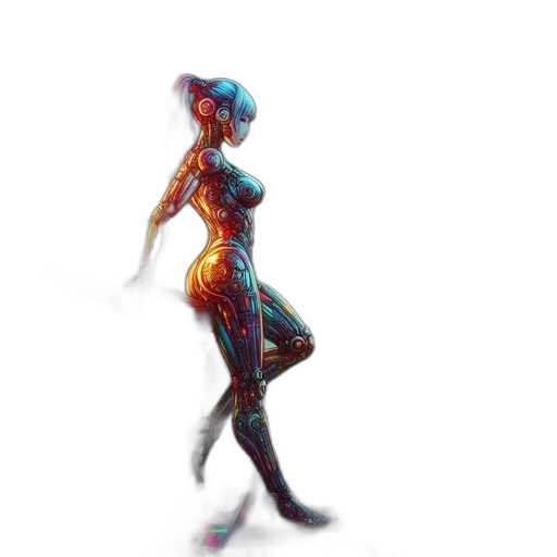 dress, robot, creature, mask transparent PNG cut-out