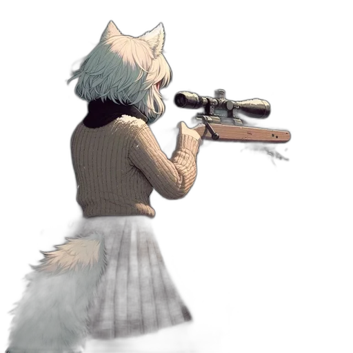 weapon, staff, dress, animal transparent PNG cut-out