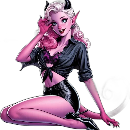 comic book art, fantasy art, concept art, cartoon transparent PNG cut-out