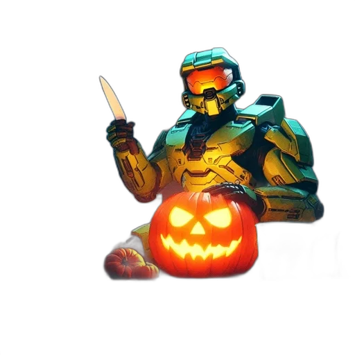 robot, mask, weapon, concept art transparent PNG cut-out